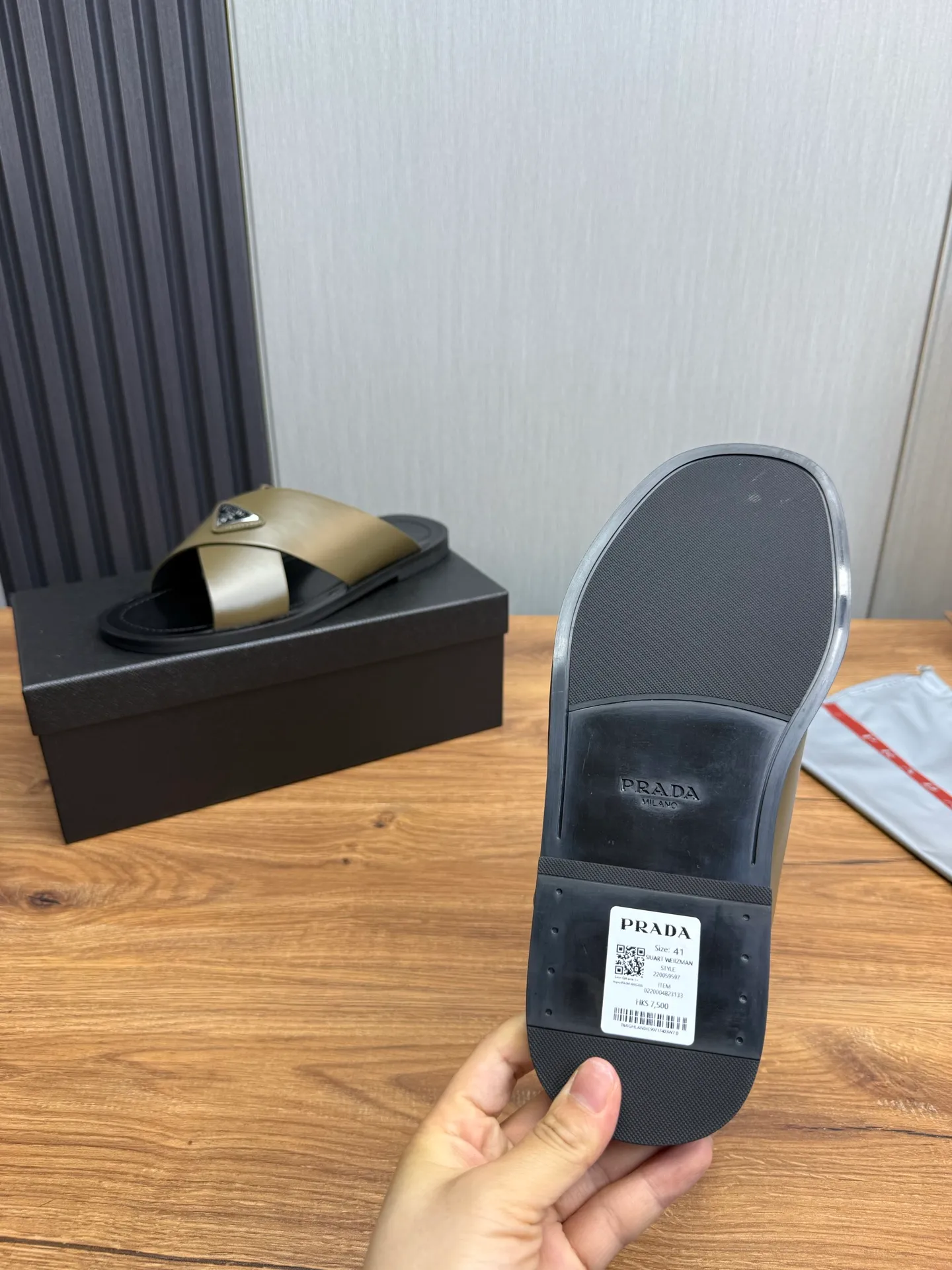 Factory price 340💰 ＰＲＡＤＡPrada - popular men's slippers hot sale 🔥 🩴Official website one to one production 38-45 sizes 45 46 🉑️Customized!